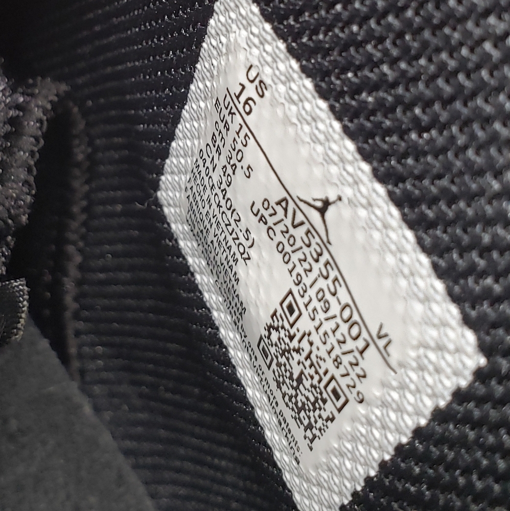 Nike Air Jordan 1 Black White Metal Baseball Clea… - image 7